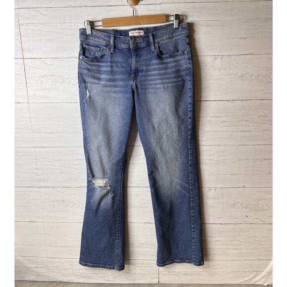 Lucky Brand Jeans Womens Size 8/29R Easy Rider Boot Distressed Medium Wash - Picture 5 of 16